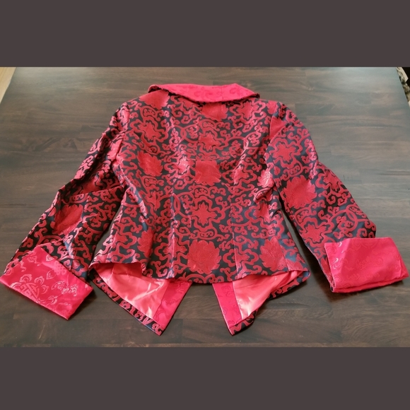 Red Chinese Style Jacket - Picture 3 of 3